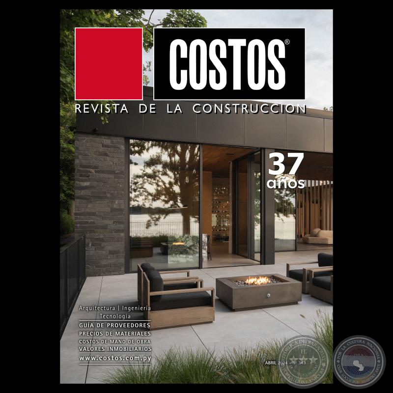 COSTOS Revista de la Construcción - Nº 343 - Abril 2024